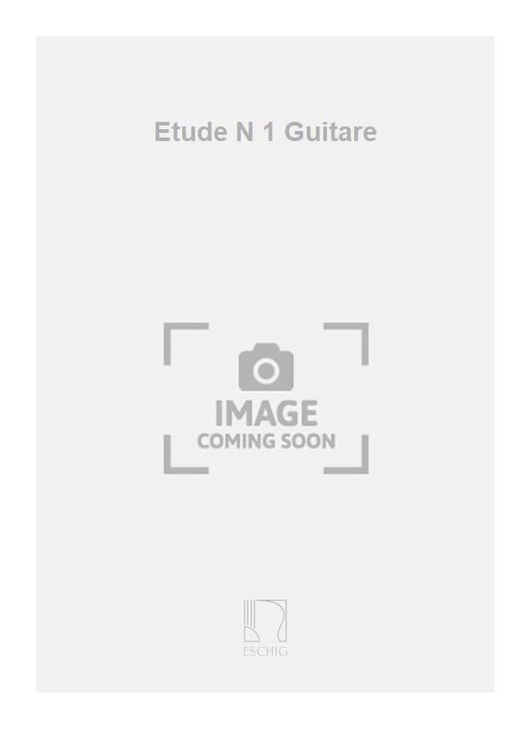 Etude N 1 Guitare